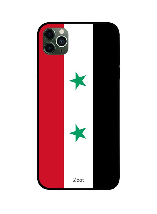 غطاء حماية واقي لهاتف أبل آيفون 11 برو طبعة علم سوريا Dfg00171