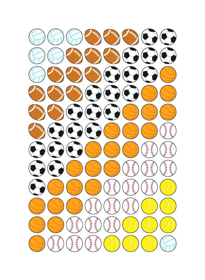 تريند إنتربرايزس إنك ملصقات كرات رياضية  مكونة من 800 قطعة طراز T-46074 - Image 2