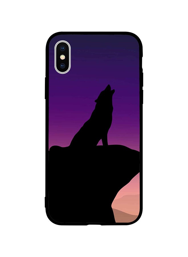 Protective Case Cover For Apple iPhone X Wolf