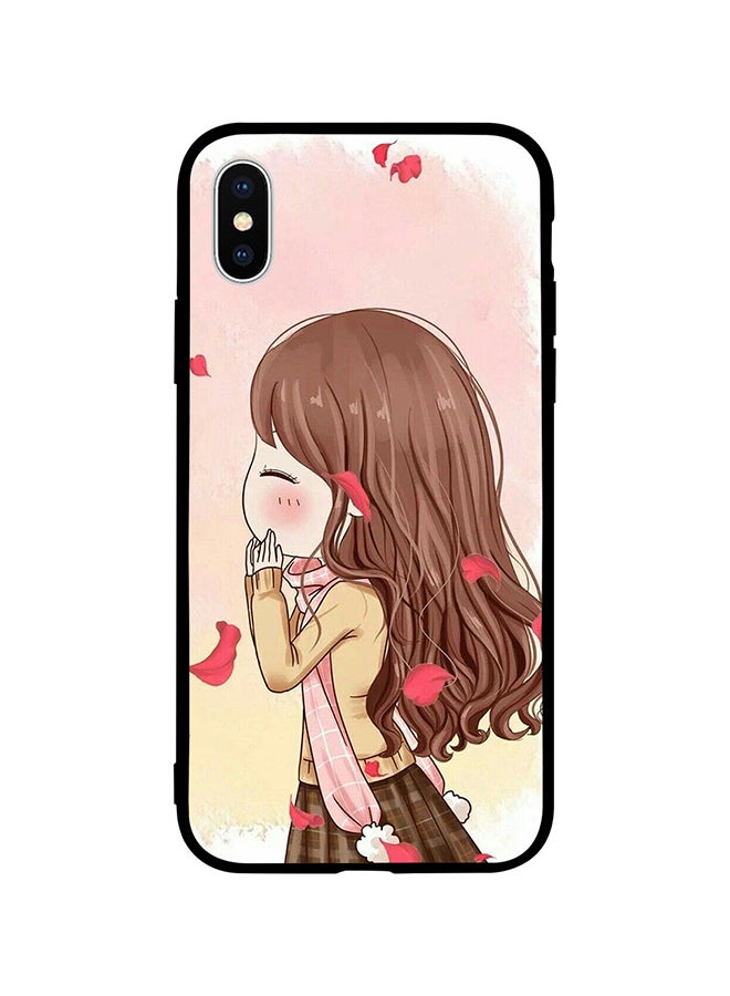 غطاء حماية واقٍ لهاتف أبل آيفون XS كيوت جيرل