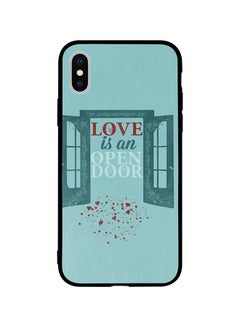 Protective Case Cover For Apple iPhone XS Love Is An Open Door