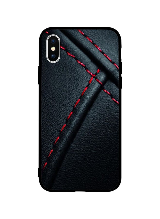 Protective Case Cover For Apple iPhone XS Max Blue Leather