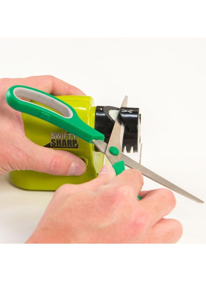 Swifty Sharp Motorized Knife Blade Sharpener Green 7.5 x 4.5 x 5.5inch  - Image 5