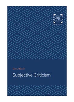 Subjective Criticism paperback english - 1-Dec-19 - v1583927406/N35565850A_1