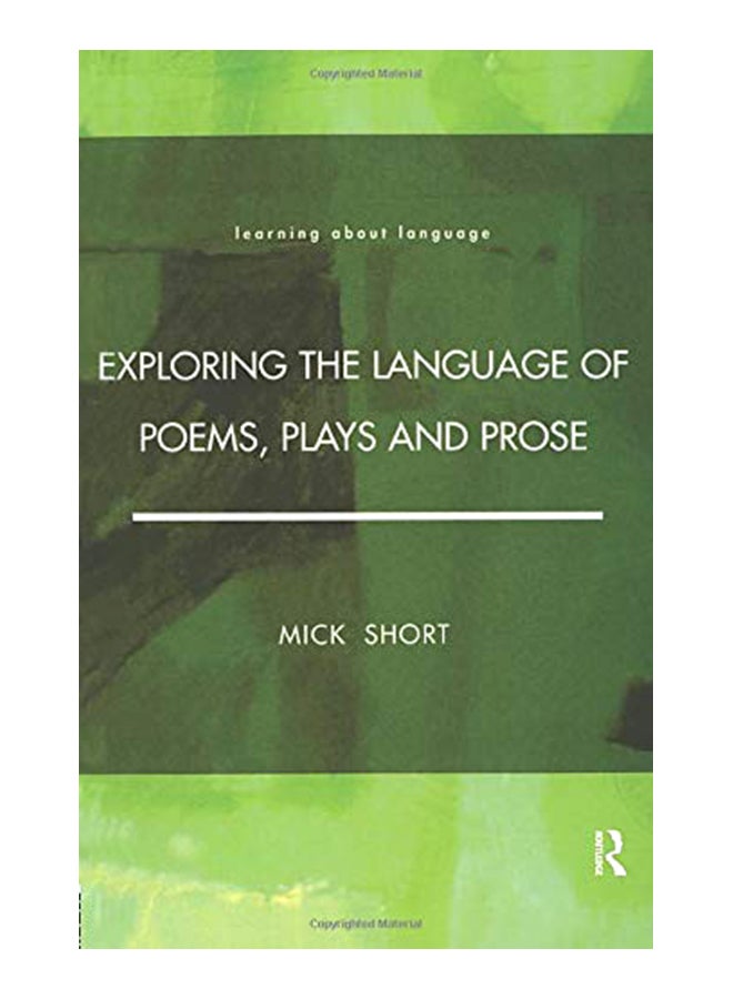 Exploring The Language Of Poems, Plays And Prose paperback english 