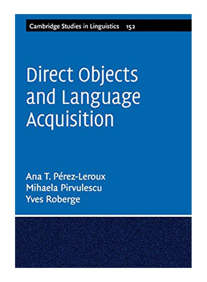 Direct Objects and Language Acquisition hardcover english - 2-Aug-18 