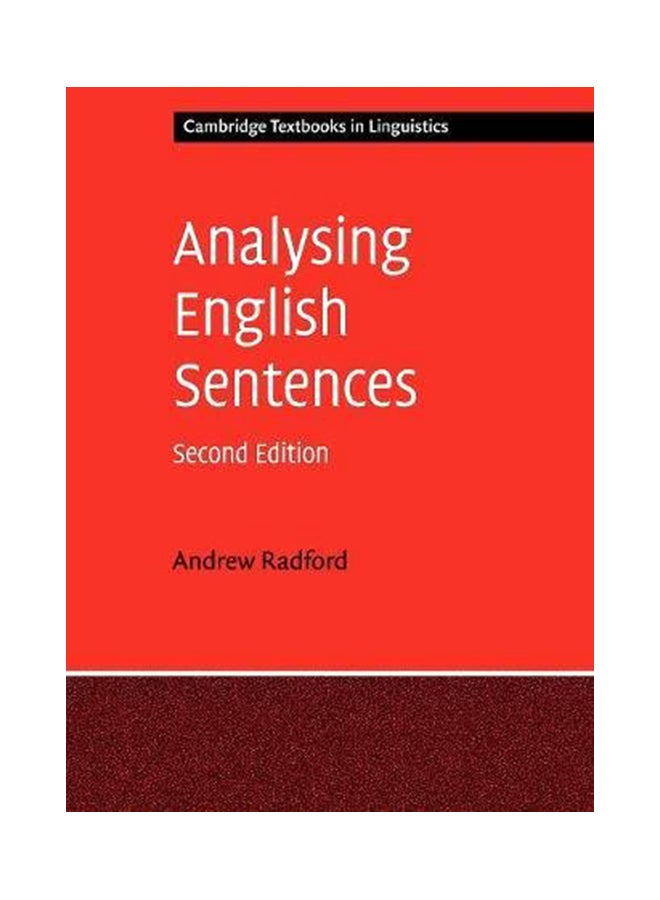 Analysing English Sentences hardcover english - 4-Dec-17 