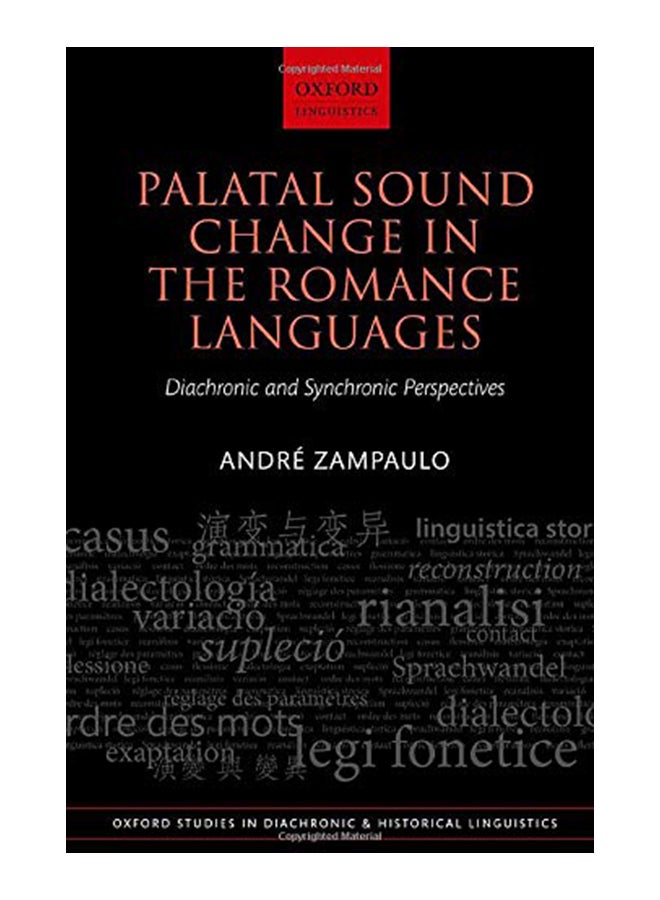 Palatal Sound Change In The Romance Languages: Synchronic And Diachronic Perspectives hardcover english - 19-Nov-19
