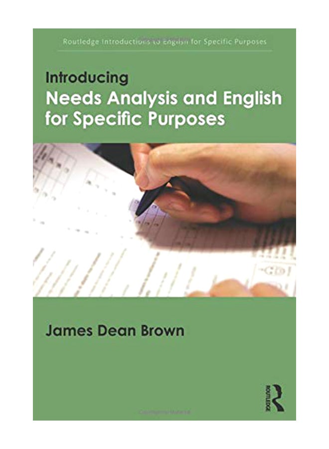 Introducing Needs Analysis And English For Specific Purposes paperback english - 08-Jan-2016 