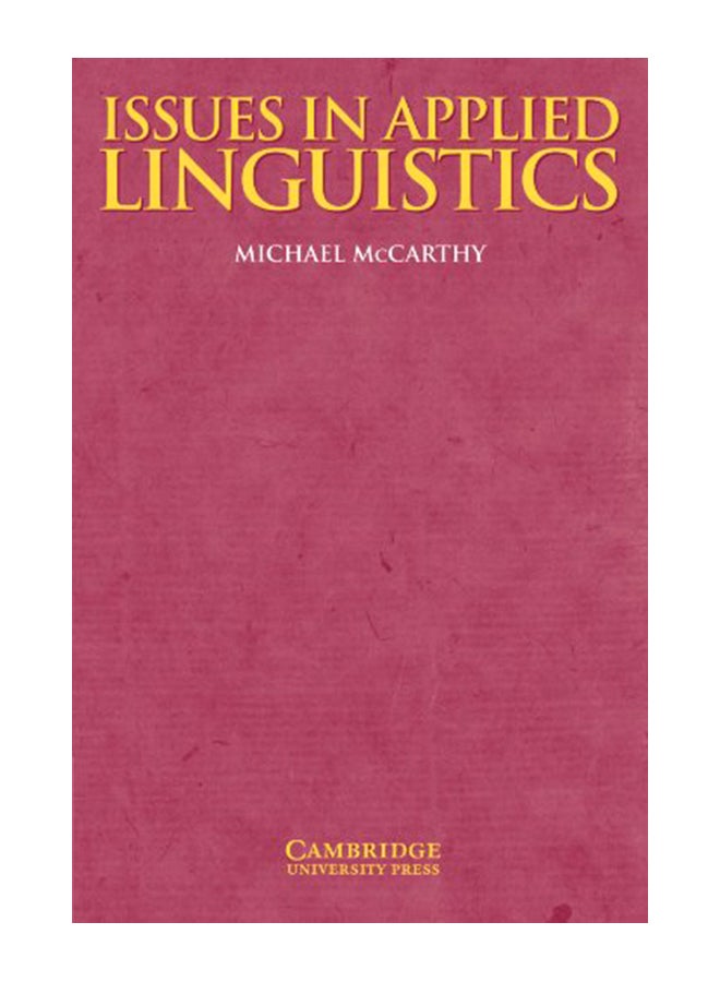 Issues In Applied Linguistics paperback english - 36923 