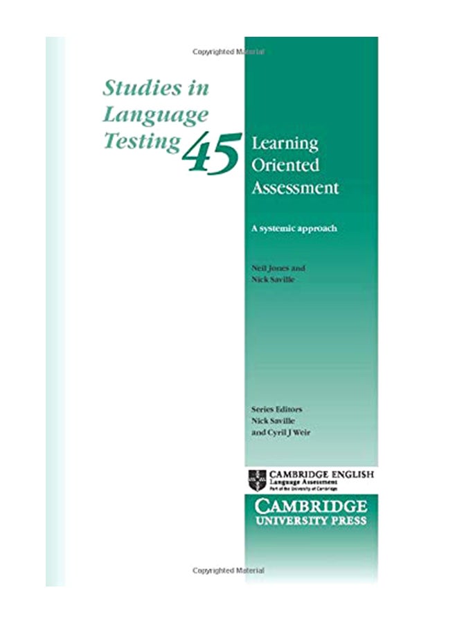 Learning Oriented Assessment : A Systemic Approach paperback english - 19-May-16 