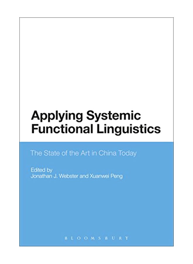 Applying Systemic Functional Linguistics : The State Of The Art In China Today paperback english - 43307
