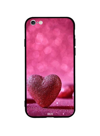 Skin Case Cover -for Apple iPhone 6s Plus Glitter Heart on a Pink Background Glitter Heart on a Pink Background - v1583929082/N35386034A_1