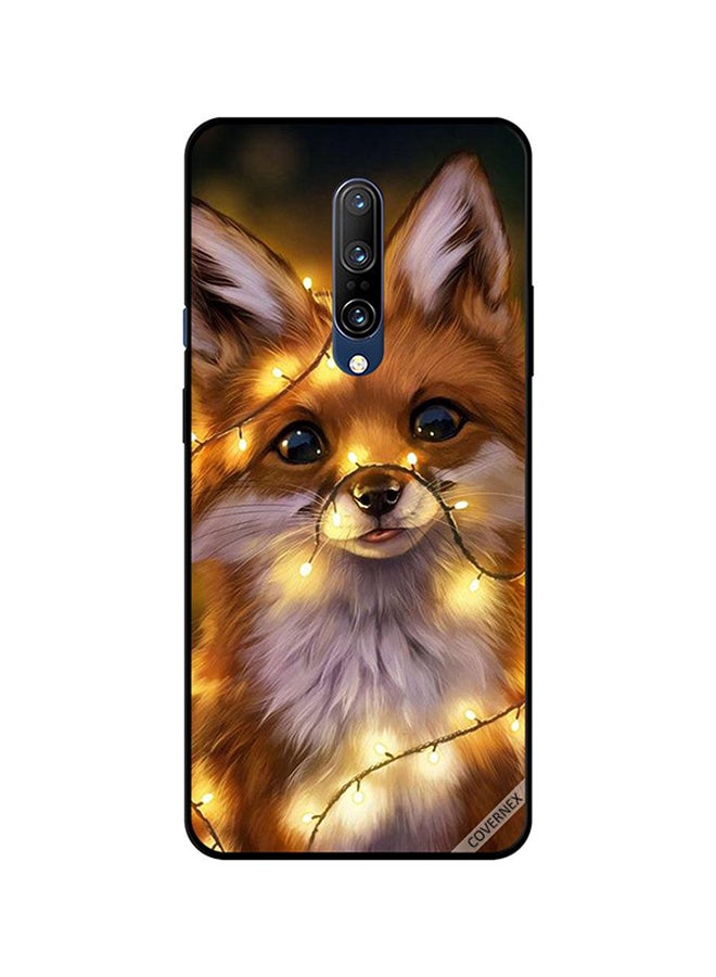 غطاء حماية واقٍ لهاتف ون بلس 7 برو بطبعة فنية لكلب لطيف