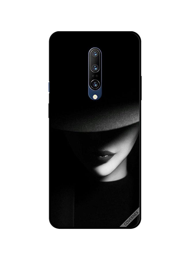 Covernex Protective Case Cover For OnePlus 7 Pro Black Hat Girl Silence In Dark
