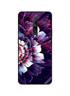 Protective Case Cover For OnePlus 7 Pro Reflected Big Flower On Left Side