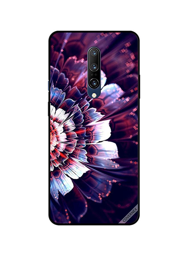 Covernex - Protective Case Cover For OnePlus 7 Pro Reflected Big Flower On Left Side - Image 1
