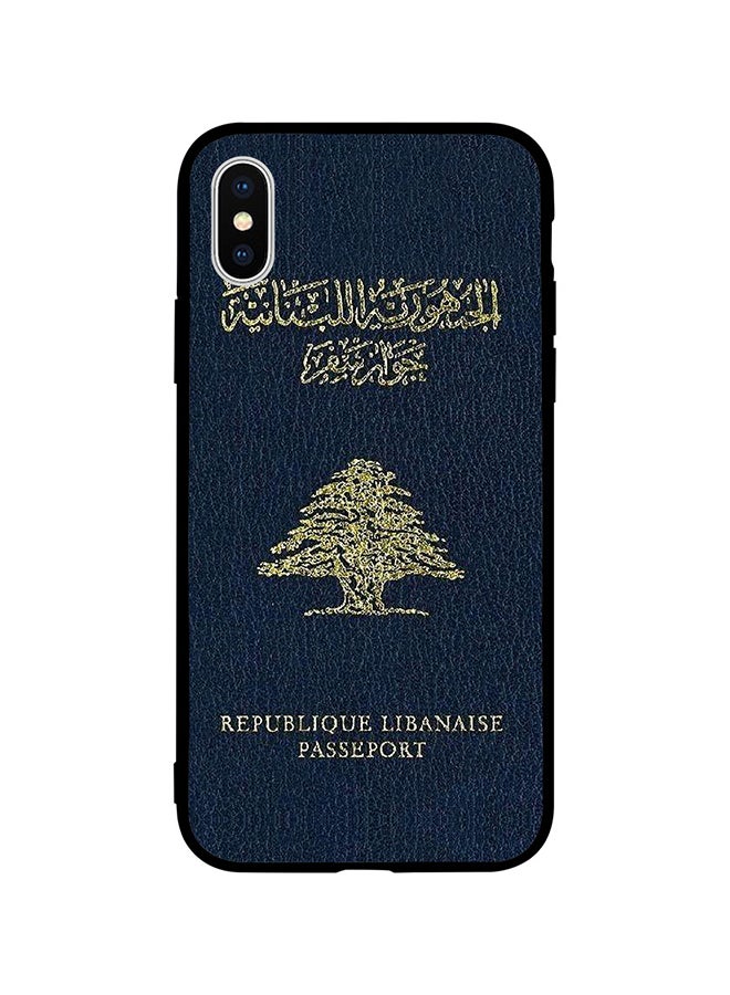 غطاء حماية واق لهاتف أبل آيفون XS ماكس نمط باسبورت لبنان Dpp00046
