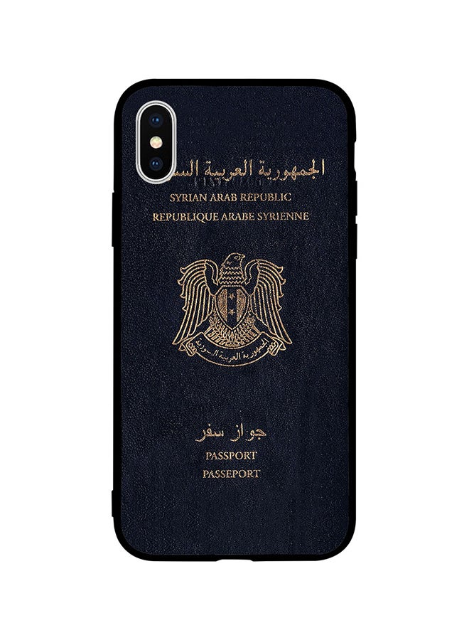 غطاء حماية واق لهاتف أبل آيفون XS ماكس جواز سفر سوري Dpp00083