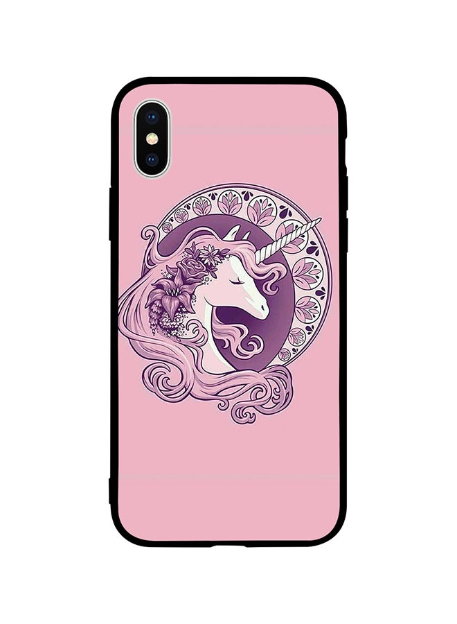 Protective Case Cover For Apple iPhone XS Max Pink Unicorn