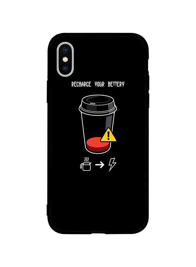 Theodor Protective Case Cover For Apple iPhone XS Max Recharge Your Battery 