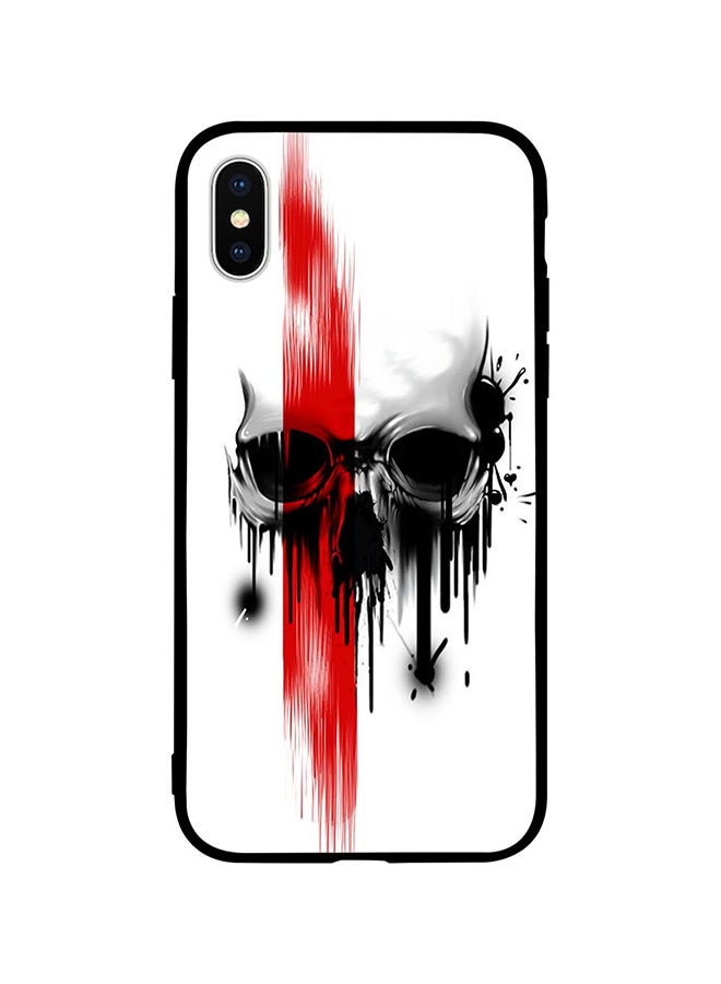 Protective Case Cover For Apple iPhone XS Max Skull & Fire