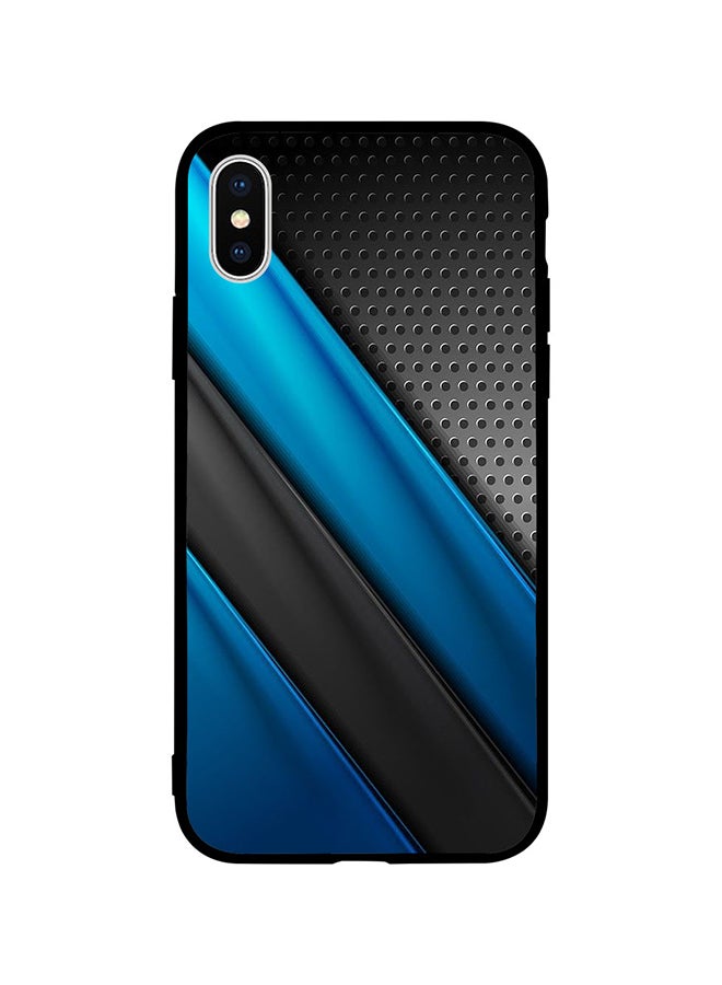 Protective Case Cover For Apple iPhone XS Max Two & Black Pattern