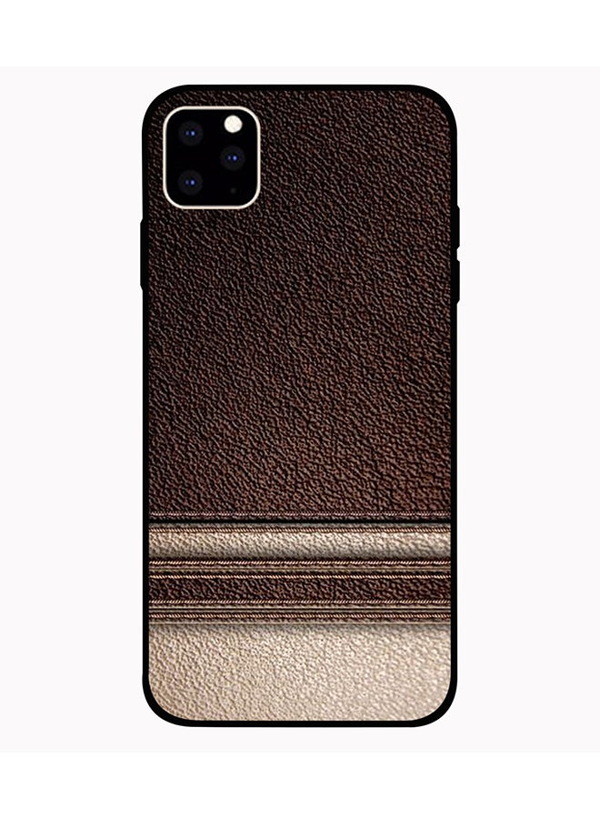 Protective Case Cover For Apple iPhone 11 Pro Max Brown Leather