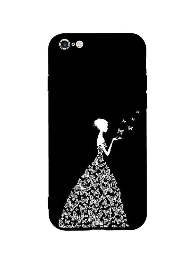 RUSSO Protective Case Cover For Apple iPhone 6 Plus Girl In Butterfly Dress