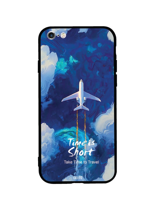 RUSSO Protective Case Cover For Apple iPhone 6 Plus Time is Short 