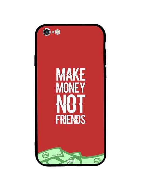 Protective Case Cover For Apple iPhone 6 Plus Make Money Not Friends