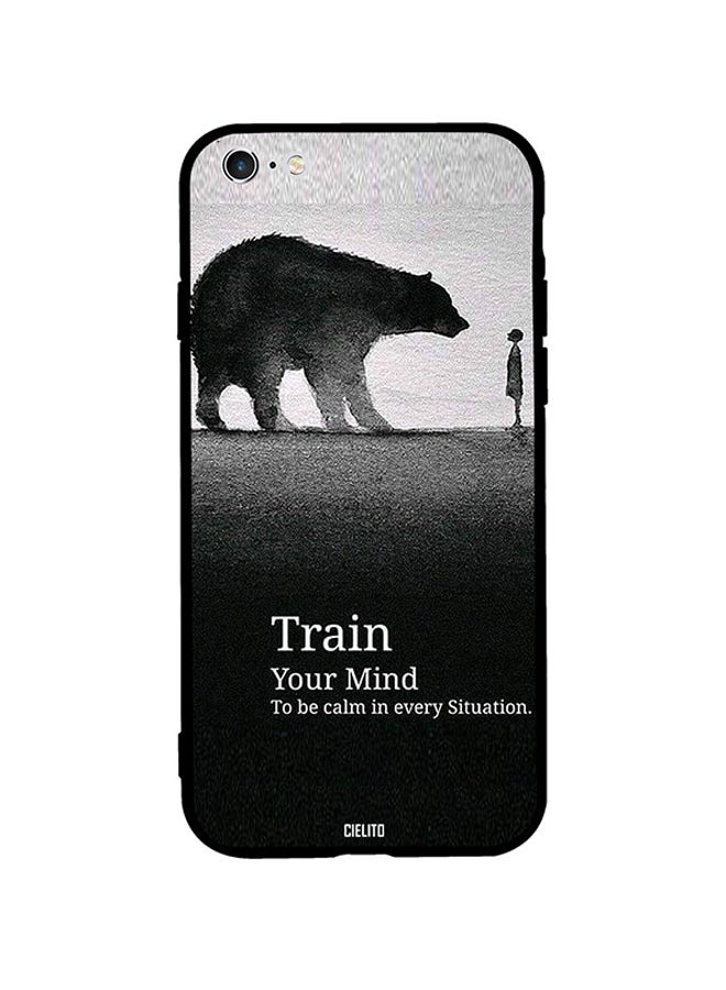 RUSSO Protective Case Cover For Apple iPhone 6 Plus Train Your Mind