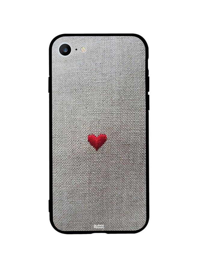 CIELITO Skin Case Cover -for Apple iPhone 6s Heart Stitched on Cloth Heart Stitched on Cloth
