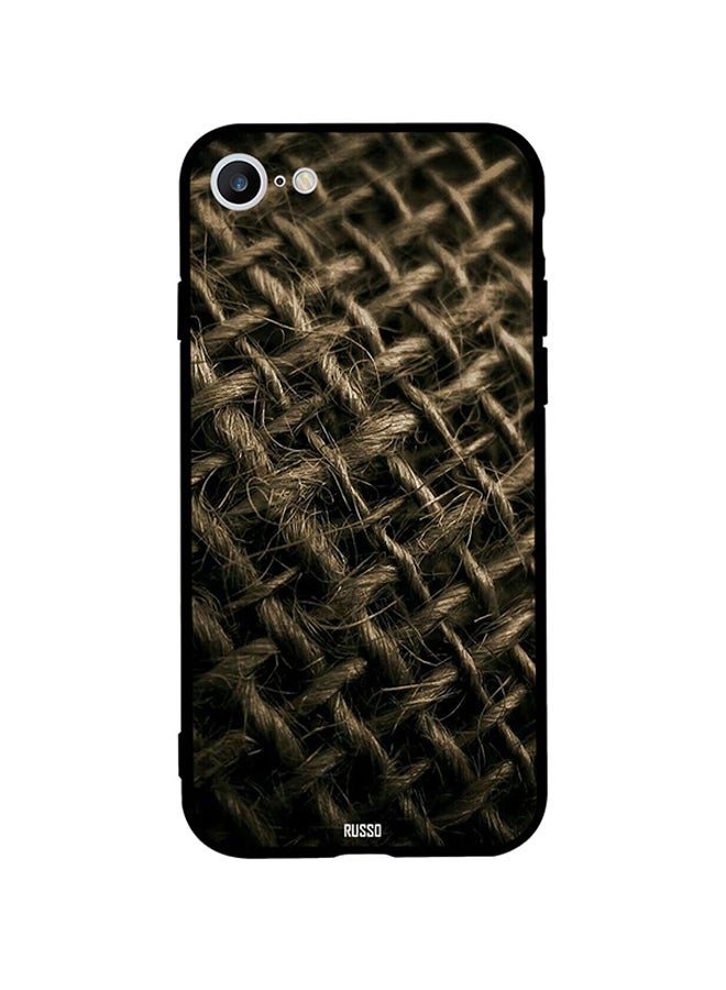 CIELITO Skin Case Cover -for Apple iPhone 6s Jute Stitched Pattern Jute Stitched Pattern
