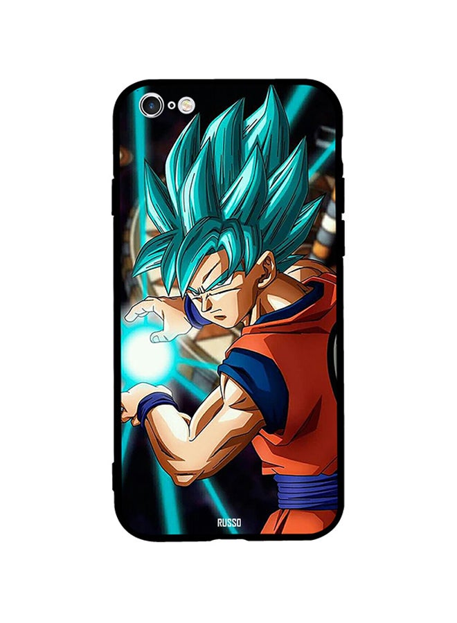 سيليتو غطاء حماية جلدي - لهاتف Apple iPhone 6s Plus Goku Blue Dragon Ball