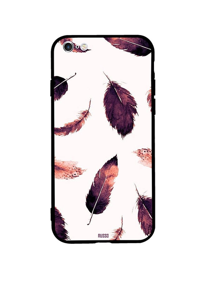 CIELITO Skin Case Cover -for Apple iPhone 6s Plus Feathers on White Background Feathers on White Background