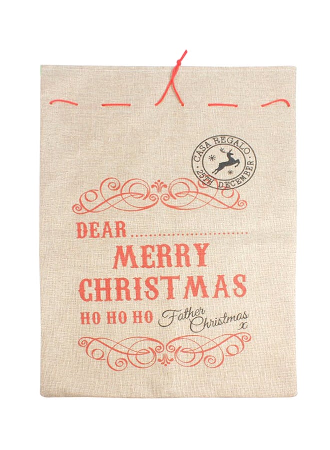 Decorative Christmas Tree Ornament Beige  - Image 1