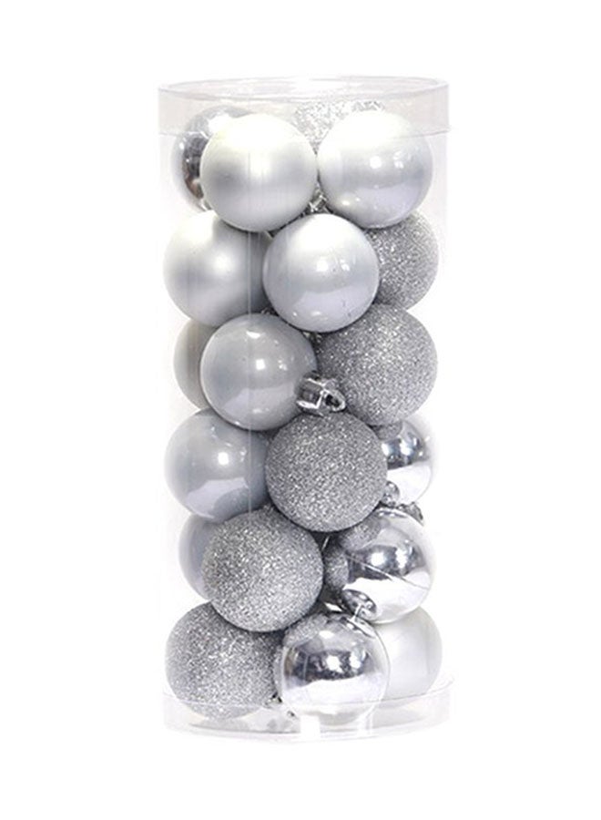 Decorative Christmas Tree Ornament Silver