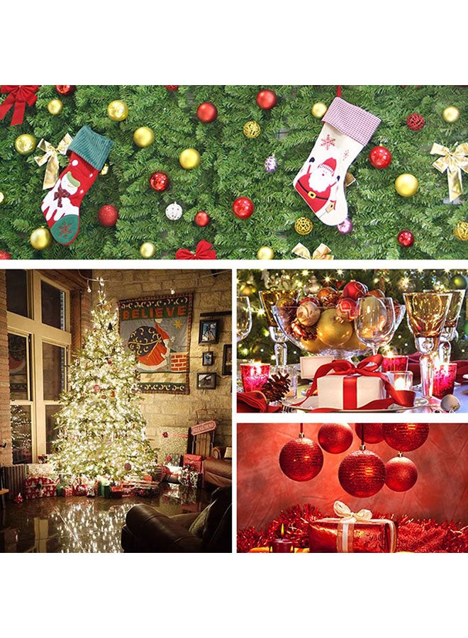 زينة ديكور لشجرة عيد الميلاد أحمر - Image 2