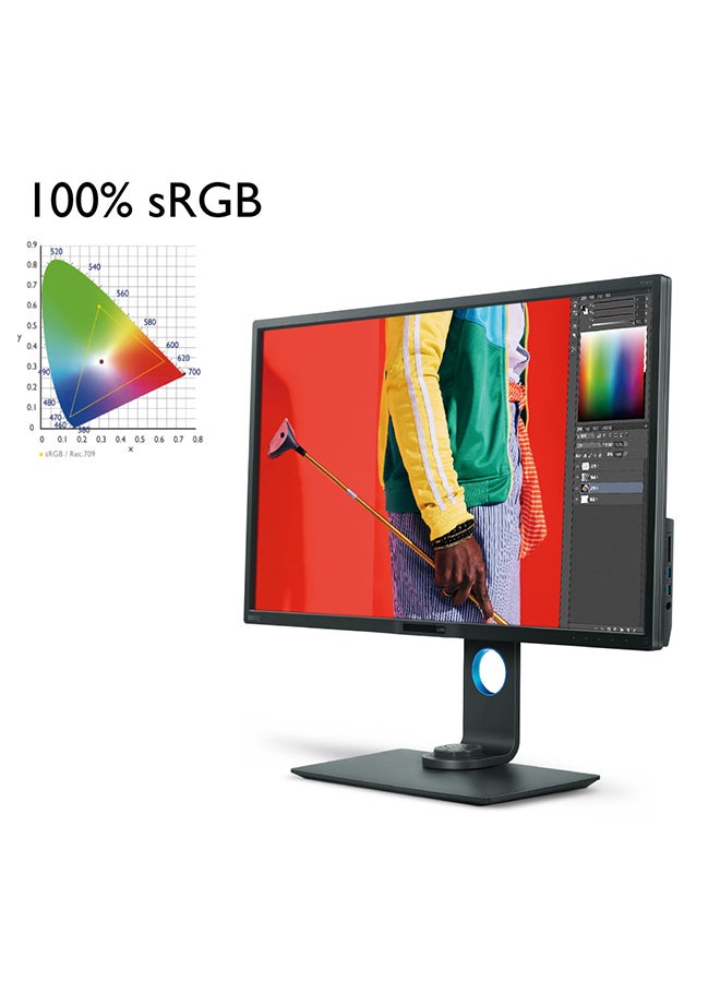 BenQ - PD3200U 32 inch IPS LED UHD Monitor With 60Hz and DisplayPort HDMI Black - Image 1