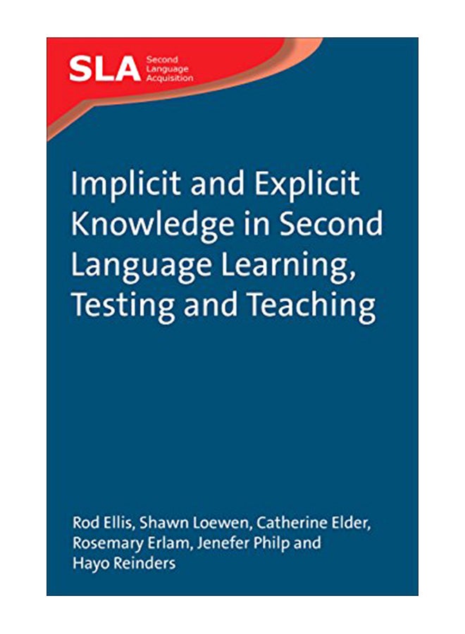 Implicit And Explicit Knowledge In Second Language Learning, Testing And Teaching paperback english - 19-Jun-09