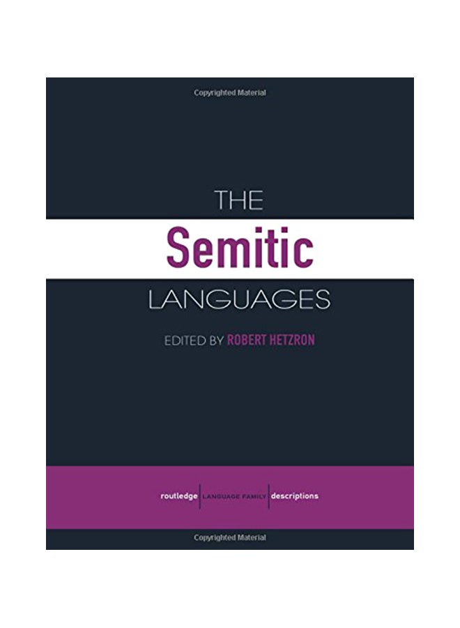The Semitic Languages Paperback English by Robert Hetzron - 2-Jan-07