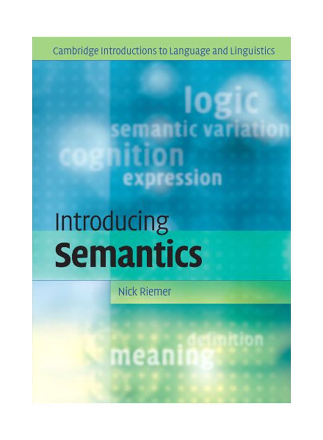 Introducing Semantics paperback english 