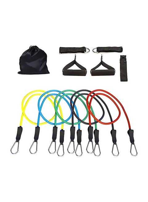 11-Piece Multifunctional Elastic Pulling Rope Exercise Kit