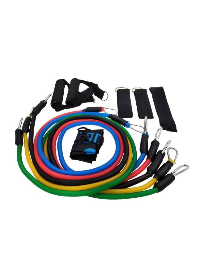 Generic 11-Piece Multifunctional Elastic Pulling Rope Exercise Kit 