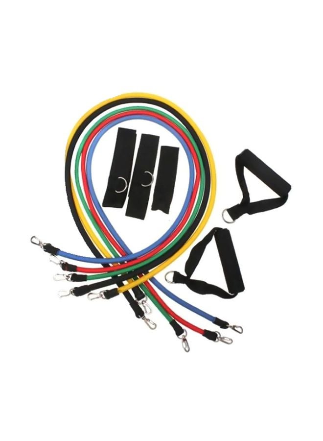 بيوينتي طقم أحزمة مقاومة لتمارين اليوجا مكون من 11 قطعة