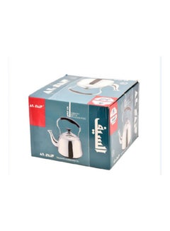 Alsaif Stainless Steel Harmony Teapot Silver/Black  - Image 2