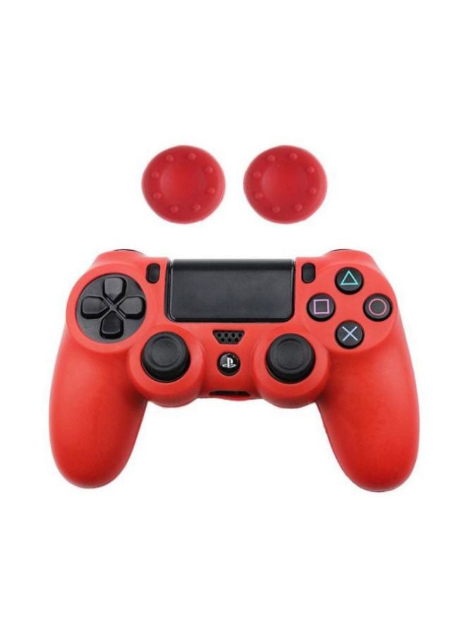 Silicone Rubber Skin Case Cover For Sony PS4 Controller - Image 2