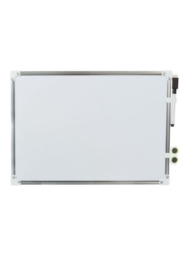 Yassin Board With Pen And Eraser Set White/Silver  - Image 2