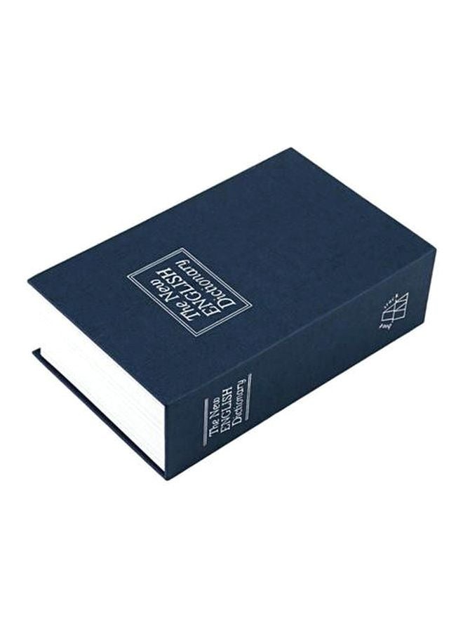 Dictionary Book Safe Box Blue 11.5x18cm - Image 1